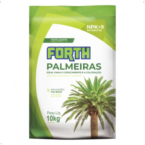 Imagem de Fertilizante Adubo Forth Palmeiras Saco 10kg Crescimento Cor