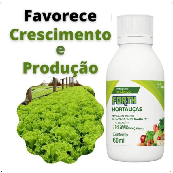 Imagem de Fertilizante Adubo Orgânico Forth Hortaliças Foliar 60ml