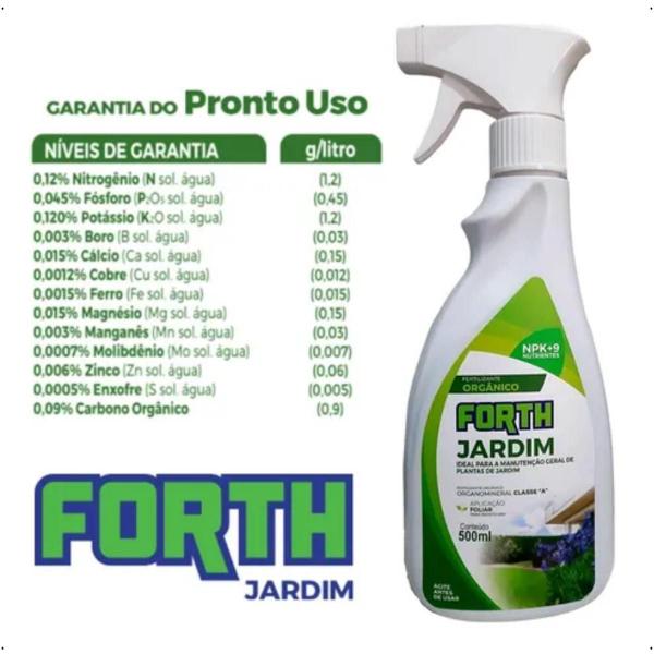 Imagem de Fertilizante Adubo Orgânico Forth Jardim Pronto P/ Uso 500ml