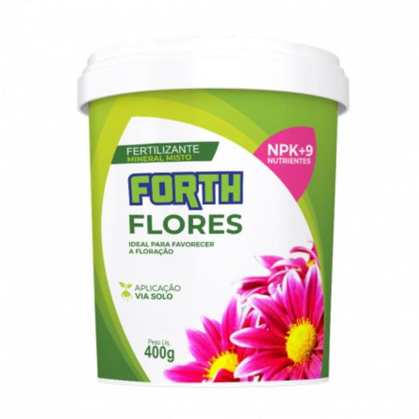 Imagem de Fertilizante Adubo Para Floração Forth Flores 400g 