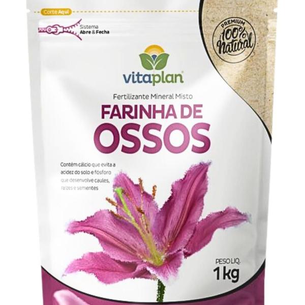 Imagem de Fertilizante Adubo Vitaplan Farinha De Osso - 1kg