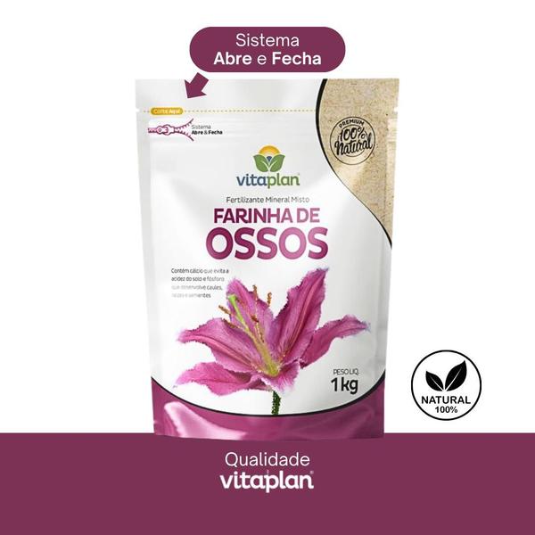 Imagem de Fertilizante Adubo Vitaplan Farinha De Osso - 1kg