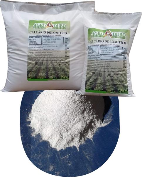 Imagem de Fertilizante Calcario Dolomitico Pacote 15Kg Prt 86% Adubo