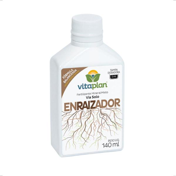 Imagem de Fertilizante Enraizador Mineral Misto Liquido Vitaplan 140ml - Bonsai, Estaquia, Alporquia e Mudas em Geral - Nutriplan