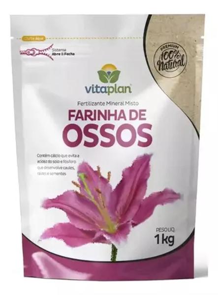 Fertilizante Farinha De Ossos 1kg Vitaplan Imagem de Fertilizante Farinha De Ossos 1kg Vitaplan