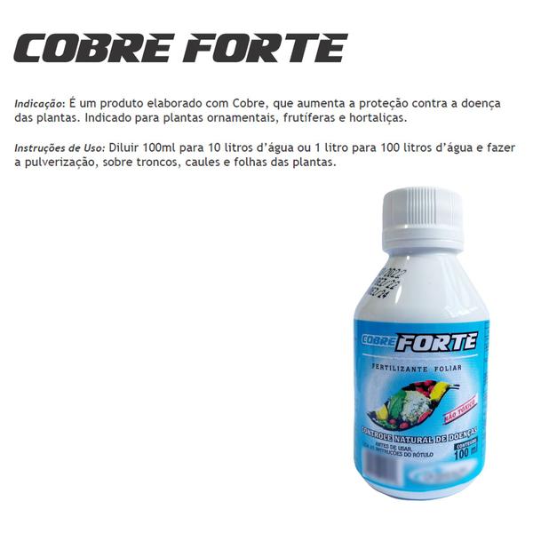 Imagem de Fertilizante Foliar COBRE FORTE 100ml Controle Natural