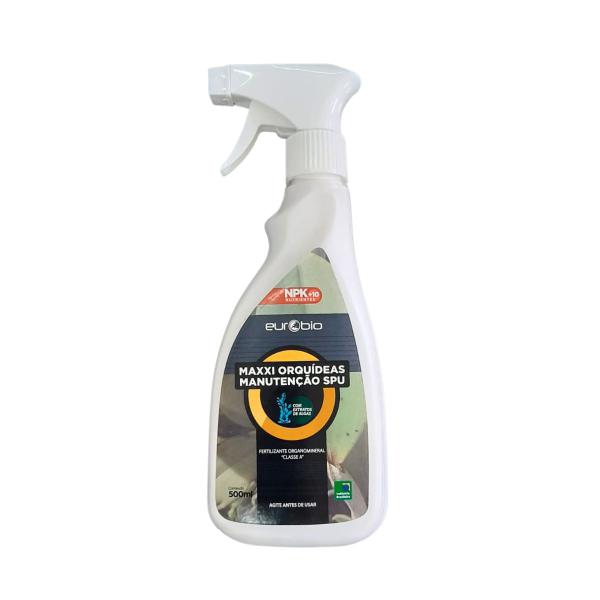 Fertilizante Foliar Maxxi Orquídeas Manutenção SPU 500ml - Eurobio Imagem de Fertilizante Foliar Maxxi Orquídeas Manutenção SPU 500ml