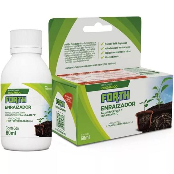 Imagem de Fertilizante Forth Enraizador 60ml - Enraizador para orquideas, cactos suculentas - Estaquia e alporquia