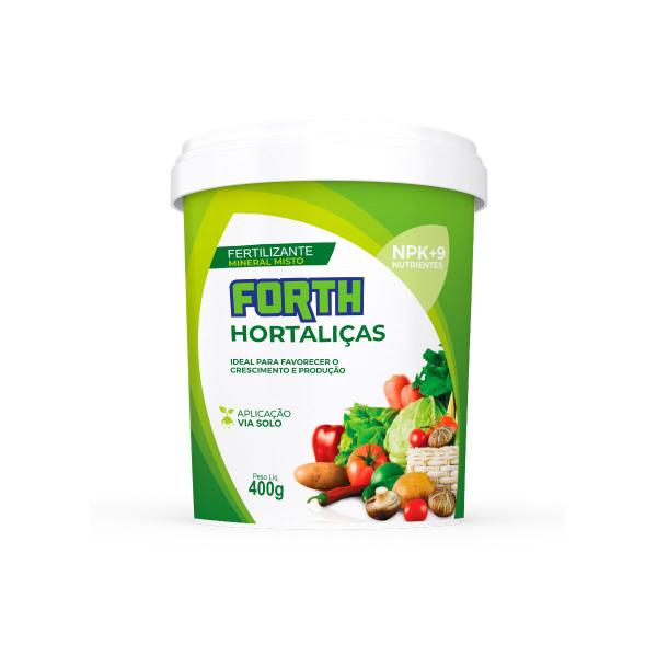 Fertilizante Forth Hortaliças Mineral Misto 400g - Forth Jardim Imagem de Fertilizante Forth Hortaliças Mineral Misto 400g