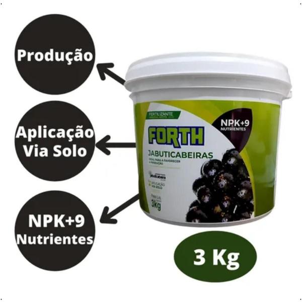 Imagem de Fertilizante Forth Jabuticabeiras Balde 3 Kg Forth Jabuticab