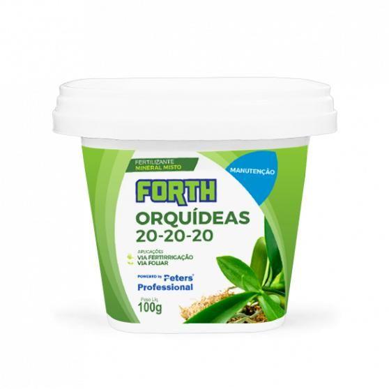 Imagem de Fertilizante Forth Orquídeas Manutenção NPK 20.20.20 Linha Peters 100g