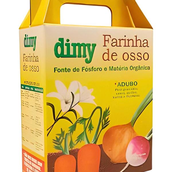 Imagem de Fertilizante Mineral Natural Farinha de Ossos Dimy - 1kg