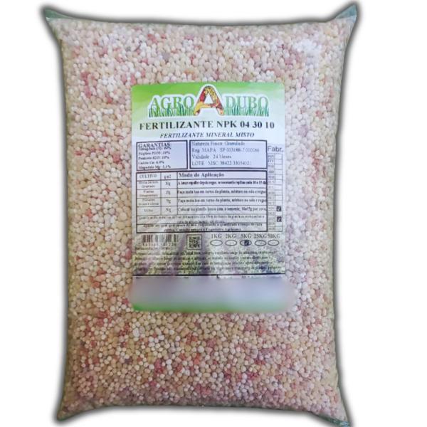 Imagem de Fertilizante Npk 04 30 10 - 15Kg Adubo Completo Rico Em (P)