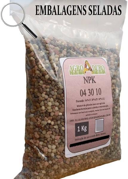 Imagem de Fertilizante Npk 04 30 10 - 1Kg Adubo Completo Rico Em (P)