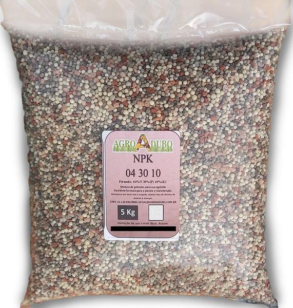 Imagem de Fertilizante Npk 04 30 10 - 5Kg Adubo Completo Rico Em (P)