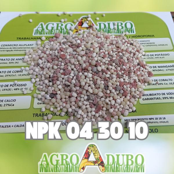 Imagem de Fertilizante Npk 04 30 10 - 5Kg Adubo Completo Rico Em (P)