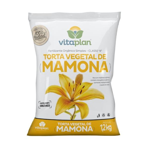 Imagem de Fertilizante Orgânico Torta Vegetal de Mamona Vitaplan 1,2kg