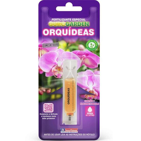 Imagem de Fertilizante Orquídeas Especial Ouro Garden Mini Dose 5ml - Insetimax