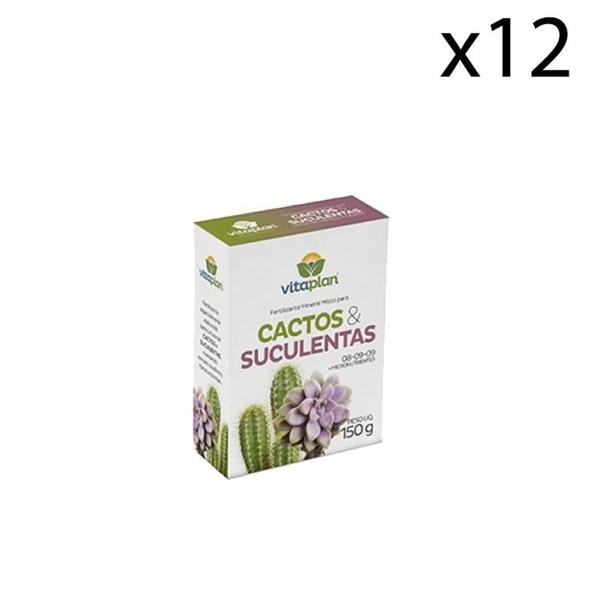 Imagem de Fertilizante Para Cactos e Suculentas - 150g - 12 UNIDADES - Vitaplan