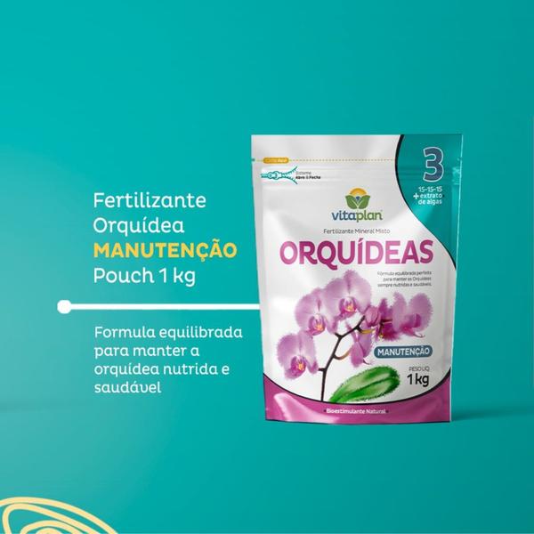 Imagem de Fertilizante Para Manutenção Das Orquídeas Vitaplan - 1kg