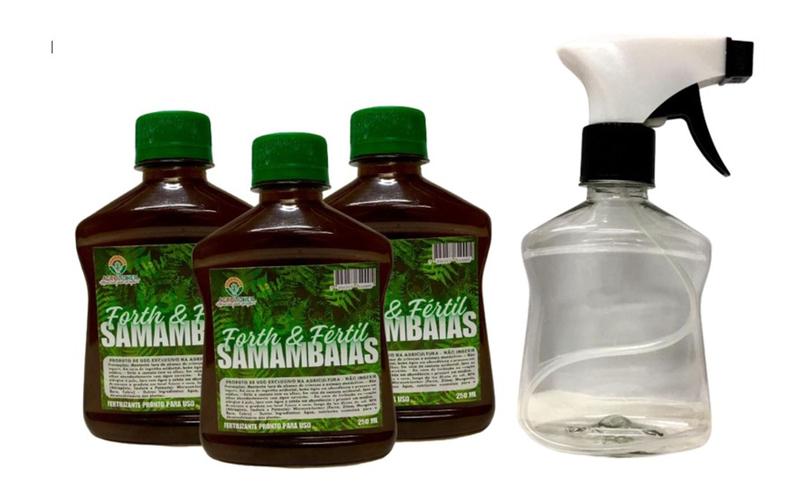 Imagem de Fertilizante para Samambaias Pronto pra Uso 250ml Forth & Fértil  -3 unid. + 1 Spray - Vd01