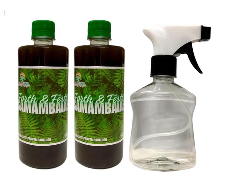 Imagem de Fertilizante para Samambaias Pronto pra Uso 500ml Forth & Fértil  -2 unid. + 1 Spray - Vd01