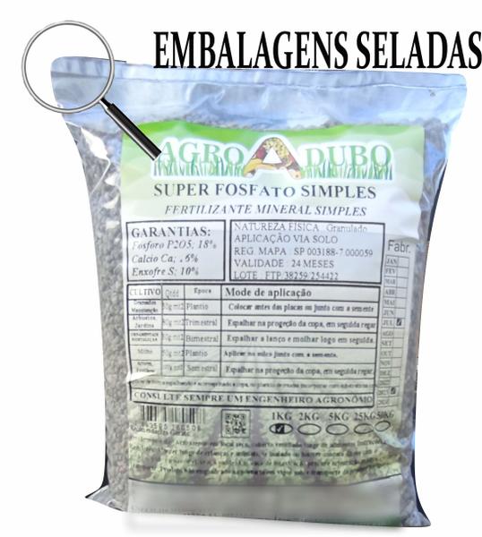 Imagem de Fertilizante Super Fosfato Simples 10Kg Adubo