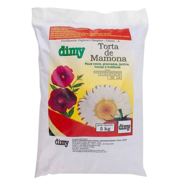 Imagem de Fertilizantes Adubo Orgânico Torta de Mamona (10kg) DIMY