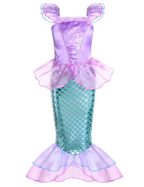 Imagem de Festa à fantasia Chili Little Girls Mermaid Princess 3T 4T