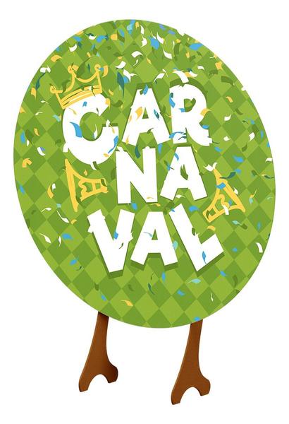 Imagem de Festa Capa Cilindro Carnaval Trio Estampa Veste Fácil