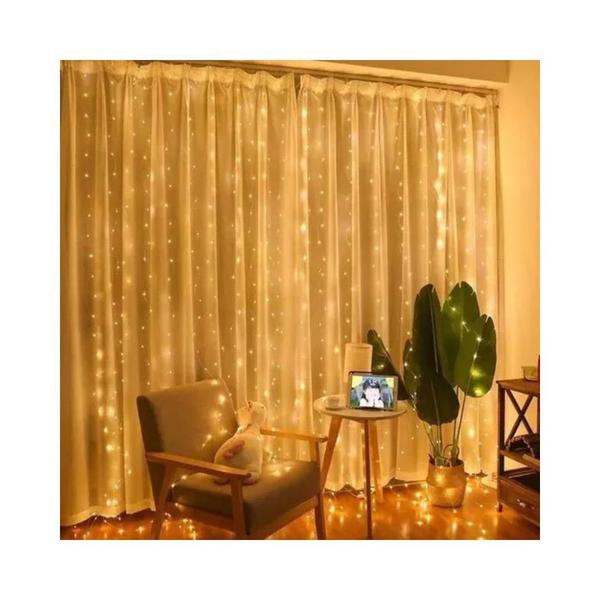 Imagem de Festa de cortinas de Natal Garland Waterfall 3x2 Warm Stream