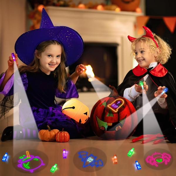 Imagem de Festa de Halloween Favors Malhaii 40 Finger Lights para crianças