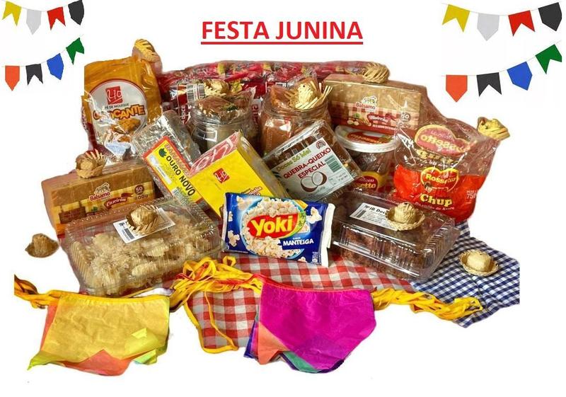 Imagem de Festa Junina Doces Típicos C/25 Itens- Para 1 a 2 pessoas