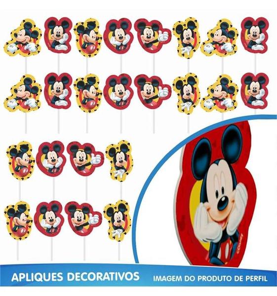 Imagem de Festa Mickey Mouse Kit Aniversário Fácil em EVA com 39 Peças