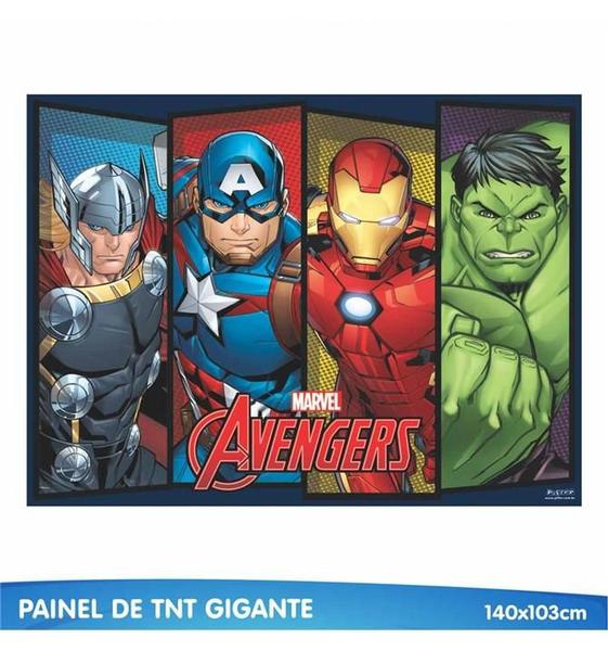 Festa Super Herois Vingadores Kit Aniversário Fácil em EVA com 39 Peças - Piffer Imagem de Festa Super Herois Vingadores Kit Aniversário Fácil em EVA com 39 Peças