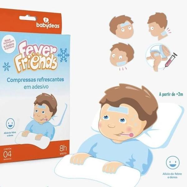 Imagem de Fever Friends Compressa Refrescante Em Adesivo - Babydeas