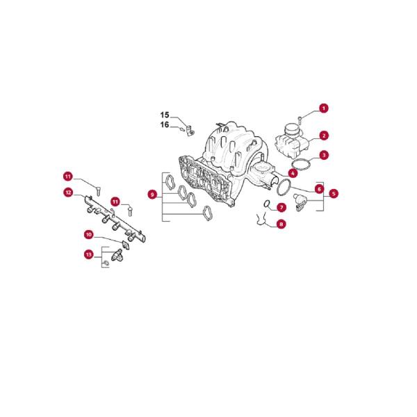 Imagem de Fiat Mobi Bico Injetor Combustível Genuíno 55270697