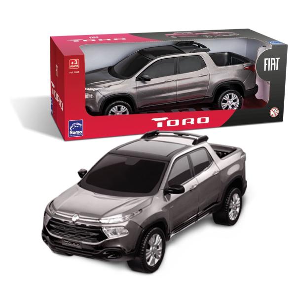 Imagem de Fiat Toro Miniatura Caminhonete Pick-ups Cor Aleatória - Roma Brinquedos