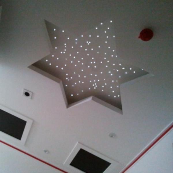 Imagem de Fibra Óptica Noite Estrelado 200 Rgb Decoração Quarto Bebê