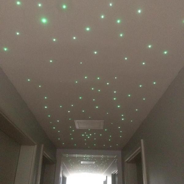 Imagem de Fibra Óptica Noite Estrelado 200 Rgb Decoração Quarto Bebê