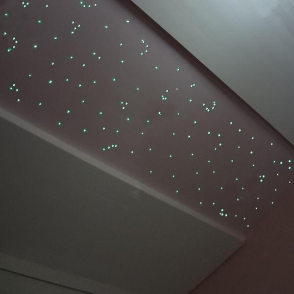 Imagem de Fibra Ótica 500 Rgb Efeito Noite Estrelado Decoração Quarto