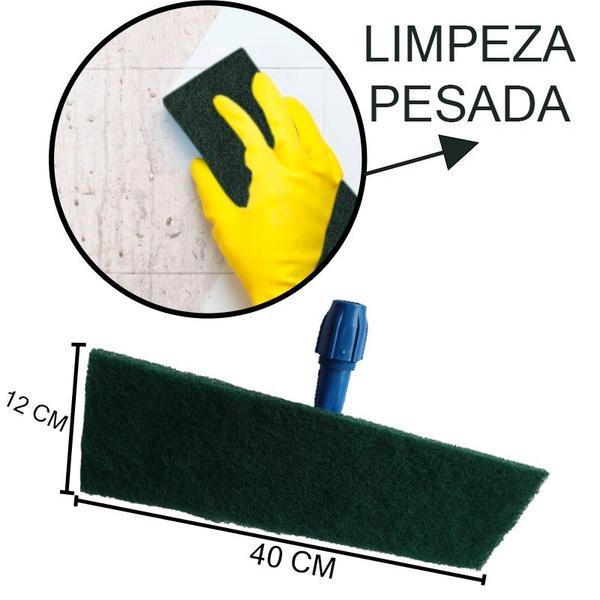 Imagem de Fibra Sintetica Verde Para Suporte LT Plus Limpeza Pesada