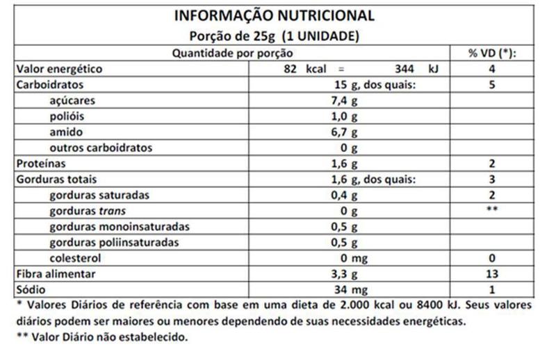 Imagem de Fibritos Integral Ameixa Preta Biosoft 15Un De 25G