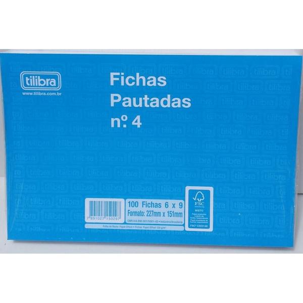 Imagem de Ficha Pautada N4 6x9 100F