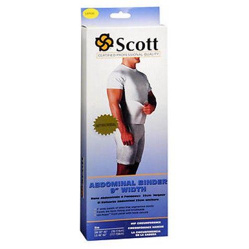 Imagem de Fichário abdominal Scott de 9 polegadas de largura grande cada por Scott Specialties (pacote com 6)