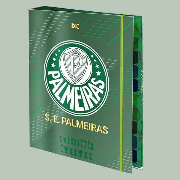 Imagem de Fichário Universitário Em Pvc Dac Palmeiras Com 48F Verde