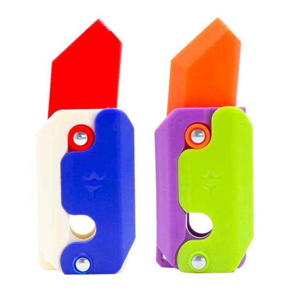 Fidget Knife Toys, impressão 3D DTREEL para adultos, conjunto de 2 Imagem de Fidget Knife Toys, impressão 3D DTREEL para adultos, conjunto de 2