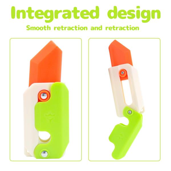 Fidget Knife Toys, impressão 3D DTREEL para adultos, conjunto de 2 Imagem de Fidget Knife Toys, impressão 3D DTREEL para adultos, conjunto de 2