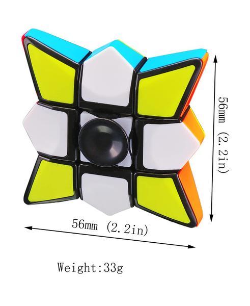 Imagem de Fidget Spinner Cube TANCH Magic 2 em 1 sem adesivo para crianças