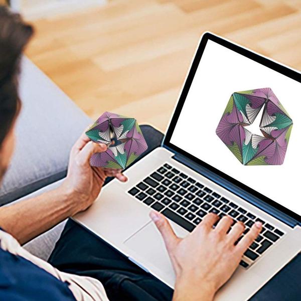 Imagem de Fidget Toy Euclidean Cube Sensory para crianças e adultos